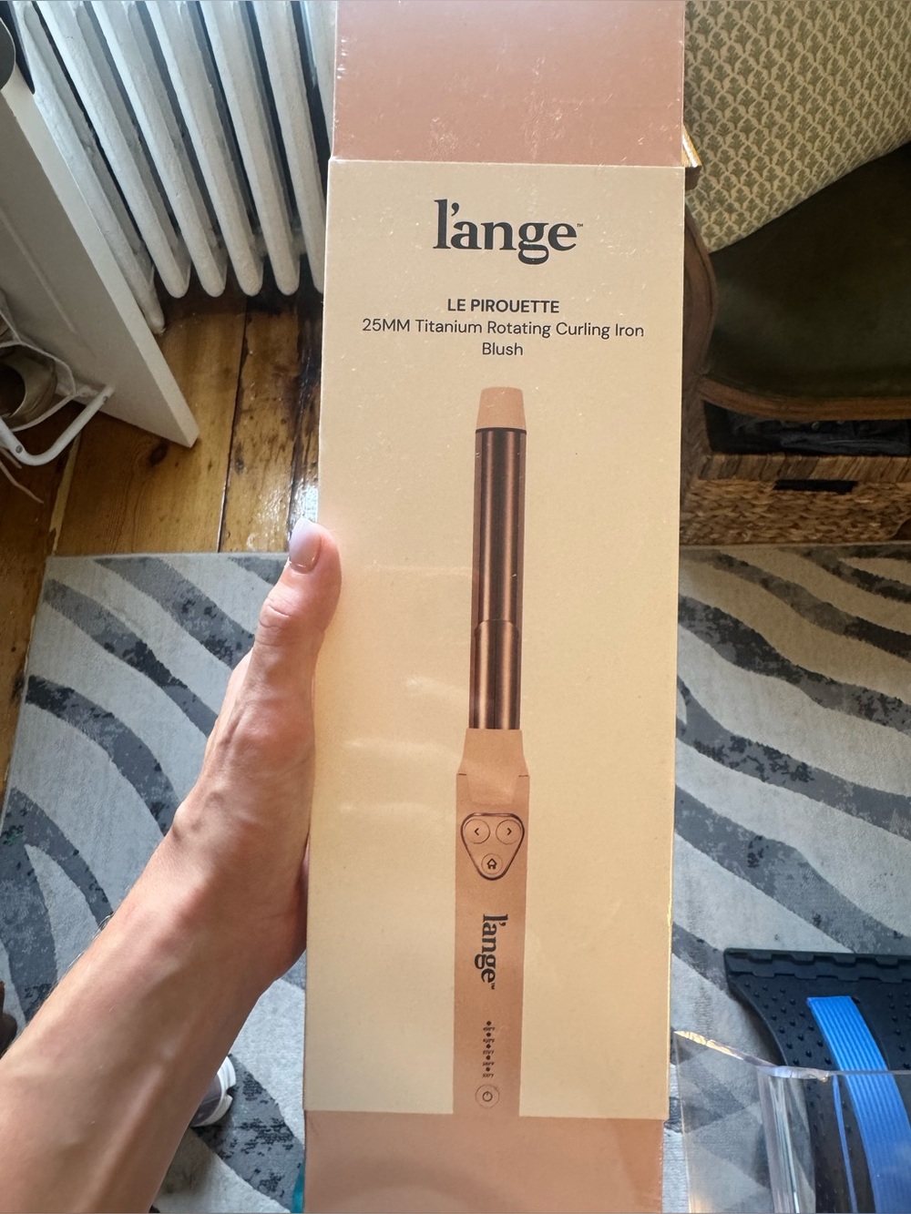 L’ange Le Pirouette Titanium Rotating Curling Iron
